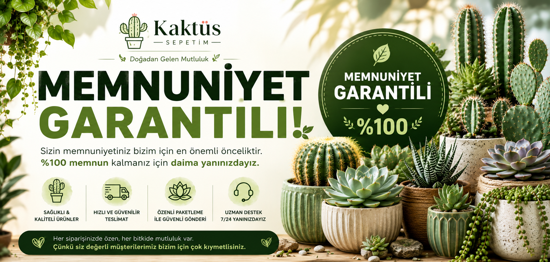 Memnuniyet Garantisi!!!